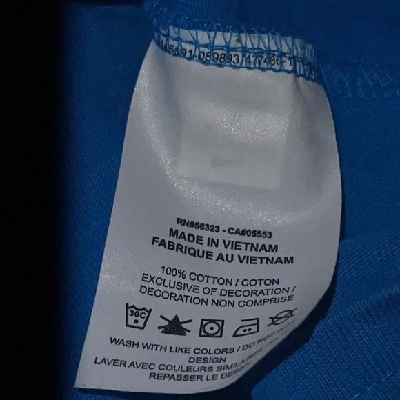 NIKE PREMIUM ESSENTIALS LONG SLEEVE blue T Shirt Medium - Picture 4 of 6